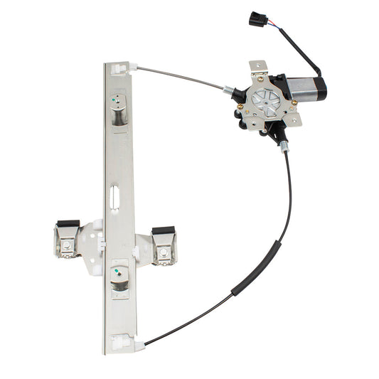 Driver Rear Power Window Regulator with Lift Motor Assembly Compatible with 2003-2009 H2 & H2 SUT 15771355