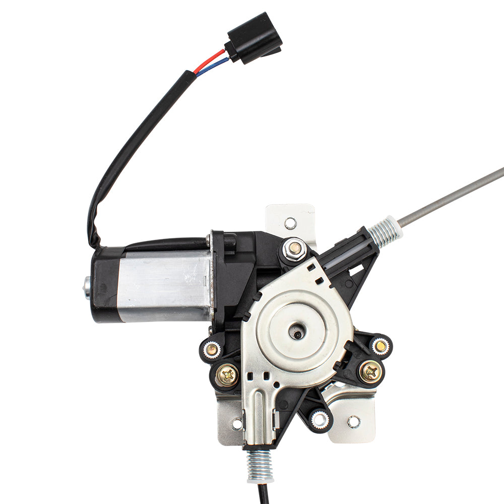 Driver Rear Power Window Regulator with Lift Motor Assembly Compatible with 2003-2009 H2 & H2 SUT 15771355