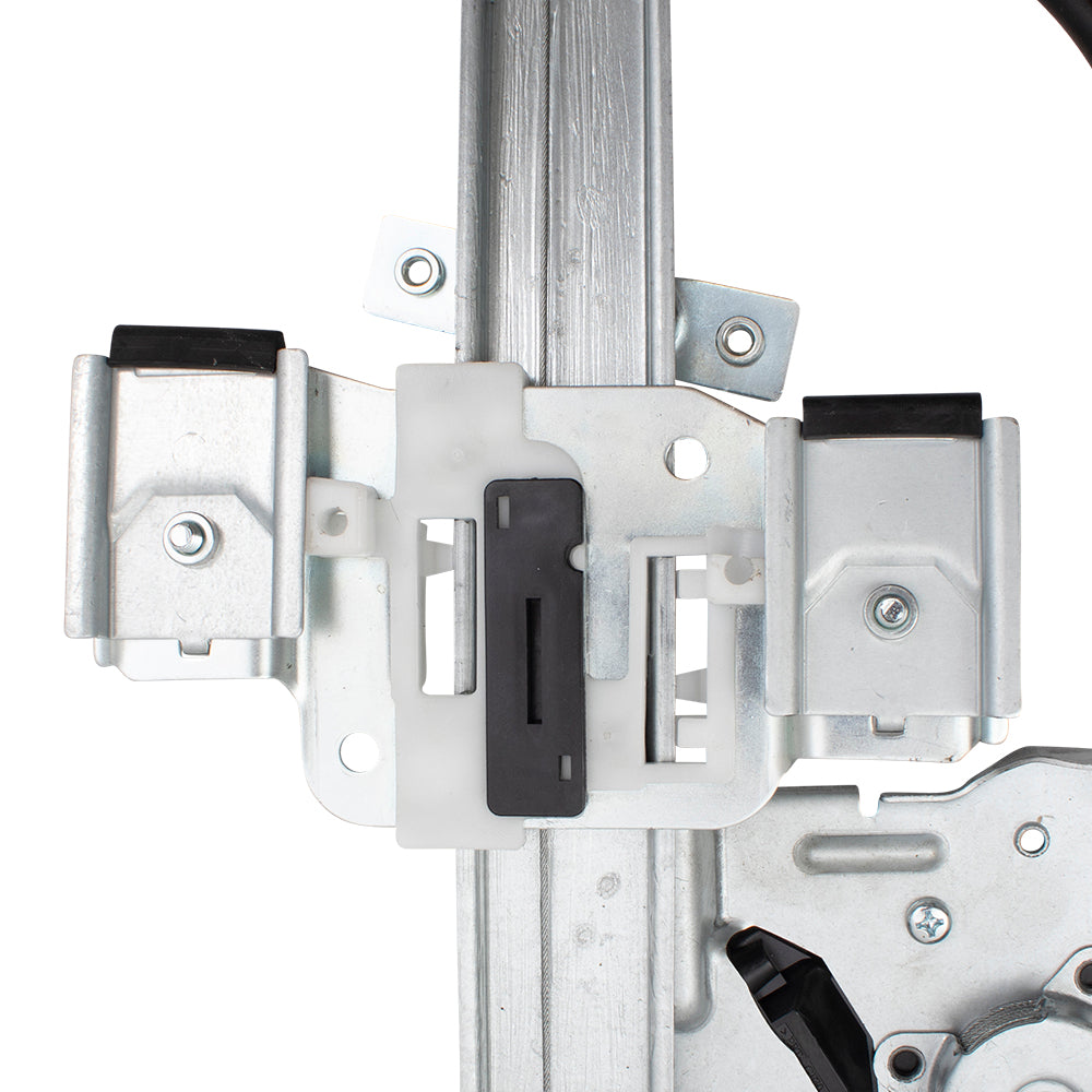 Set Front Power Window Regulators with Lift Motors Compatible with 2006-2011 Lucerne 15929732 15929736