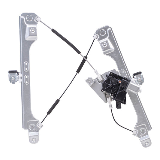 Front Driver Left Power Window Regulator with Motor Compatible with 2010-2015 Cadillac SRX