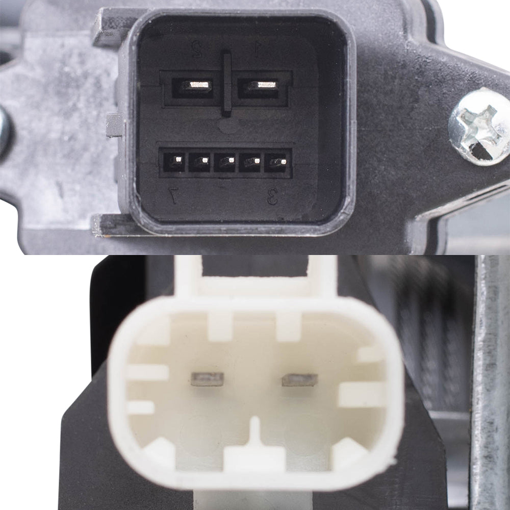 Driver Left Passenger Right Power Window Regulator Set with Motor 4 Piece Set Compatible with 2010-2012 Cadillac SRX