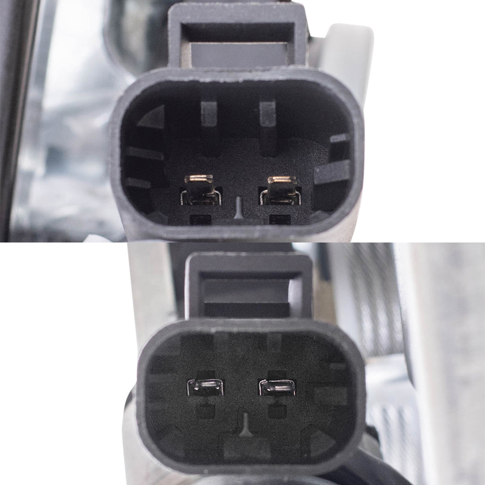 Driver Left Passenger Right Power Window Regulator with Motor 4 Piece Set Compatible with 2012-2013 Buick Verano