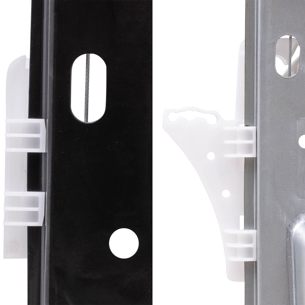 Driver Left Passenger Right Power Window Regulator with Motor 4 Piece Set Compatible with 2012-2013 Buick Verano