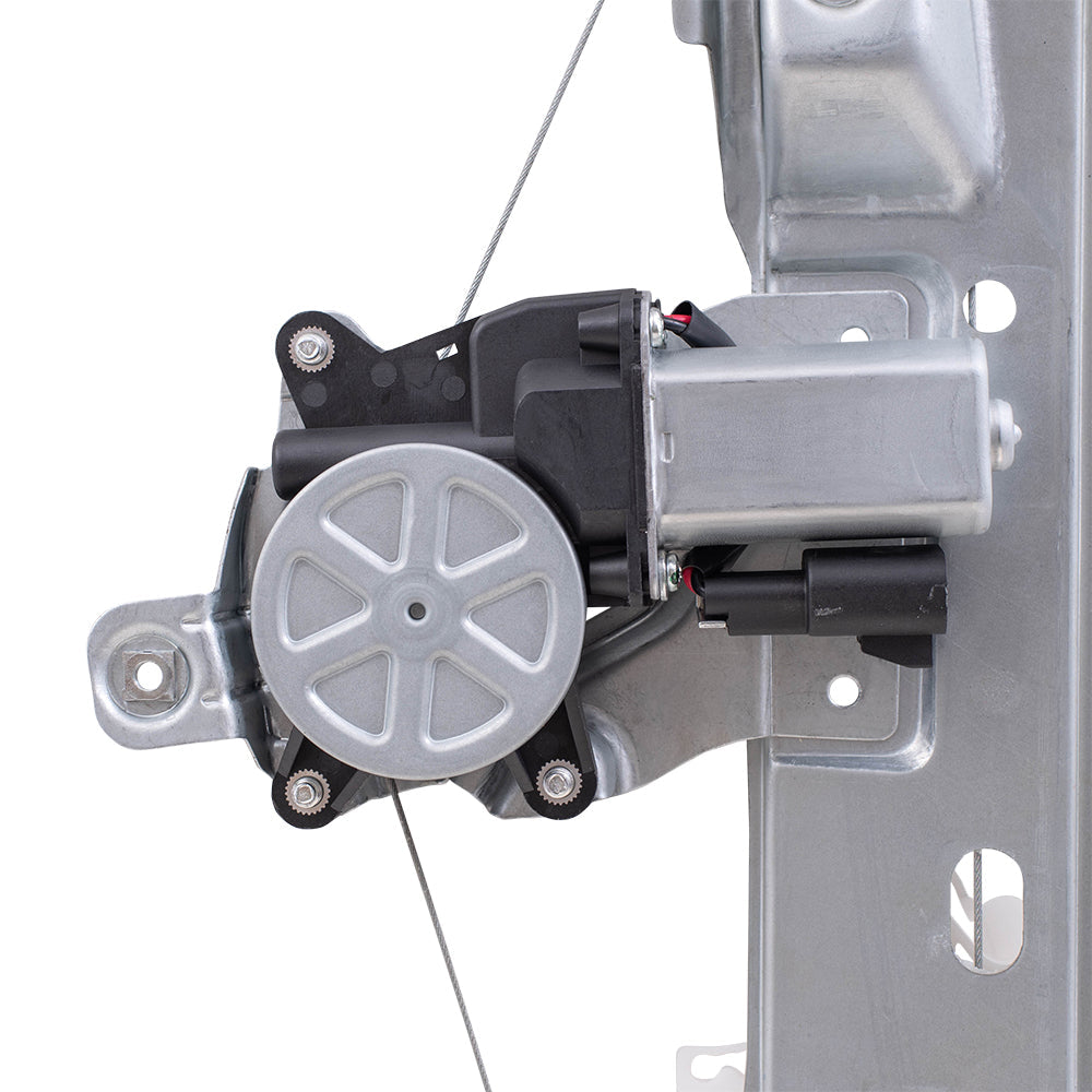 Rear Driver Left Passenger Right Power Window Regulator with Motor Compatible with 2012-2013 Buick Verano