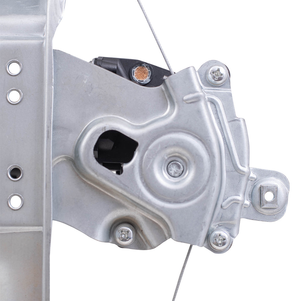 Rear Driver Left Passenger Right Power Window Regulator with Motor Compatible with 2012-2013 Buick Verano