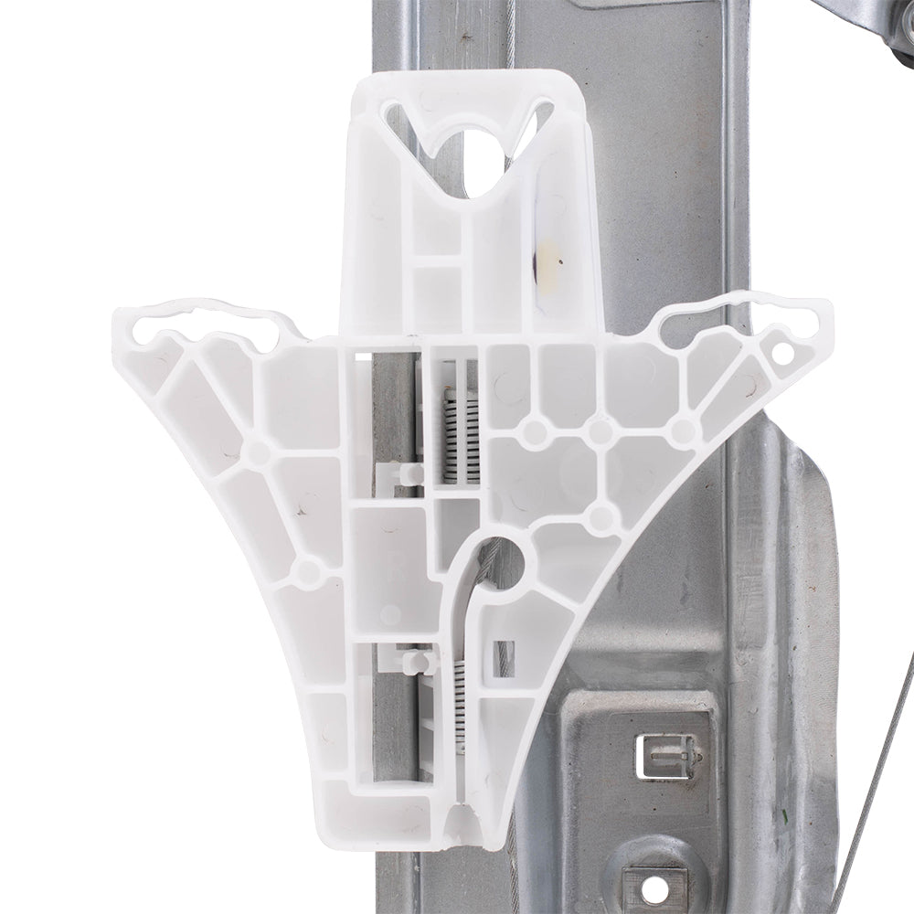 Rear Driver Left Passenger Right Power Window Regulator with Motor Compatible with 2012-2013 Buick Verano