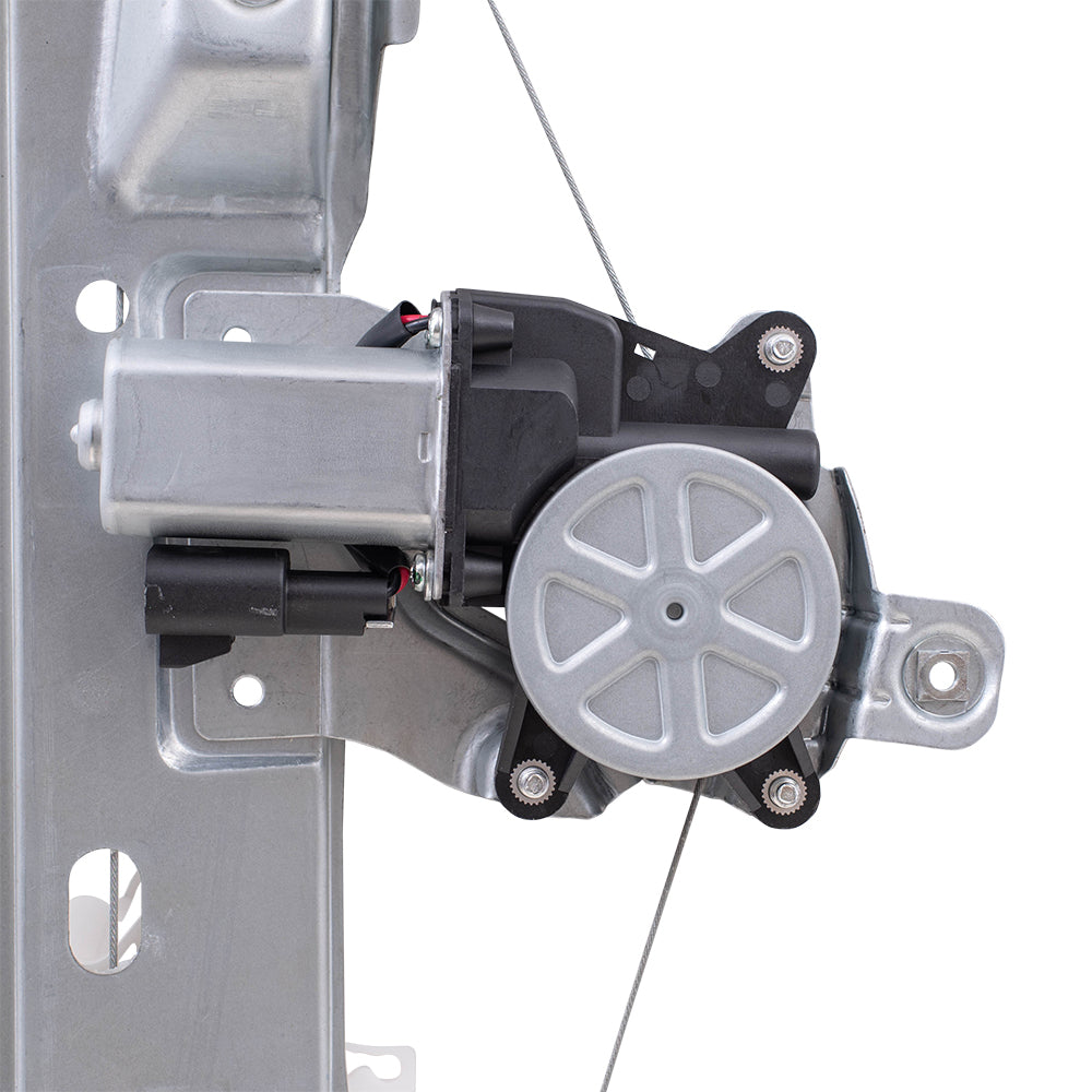 Rear Driver Left Power Window Regulator with Motor Compatible with 2012-2013 Buick Verano