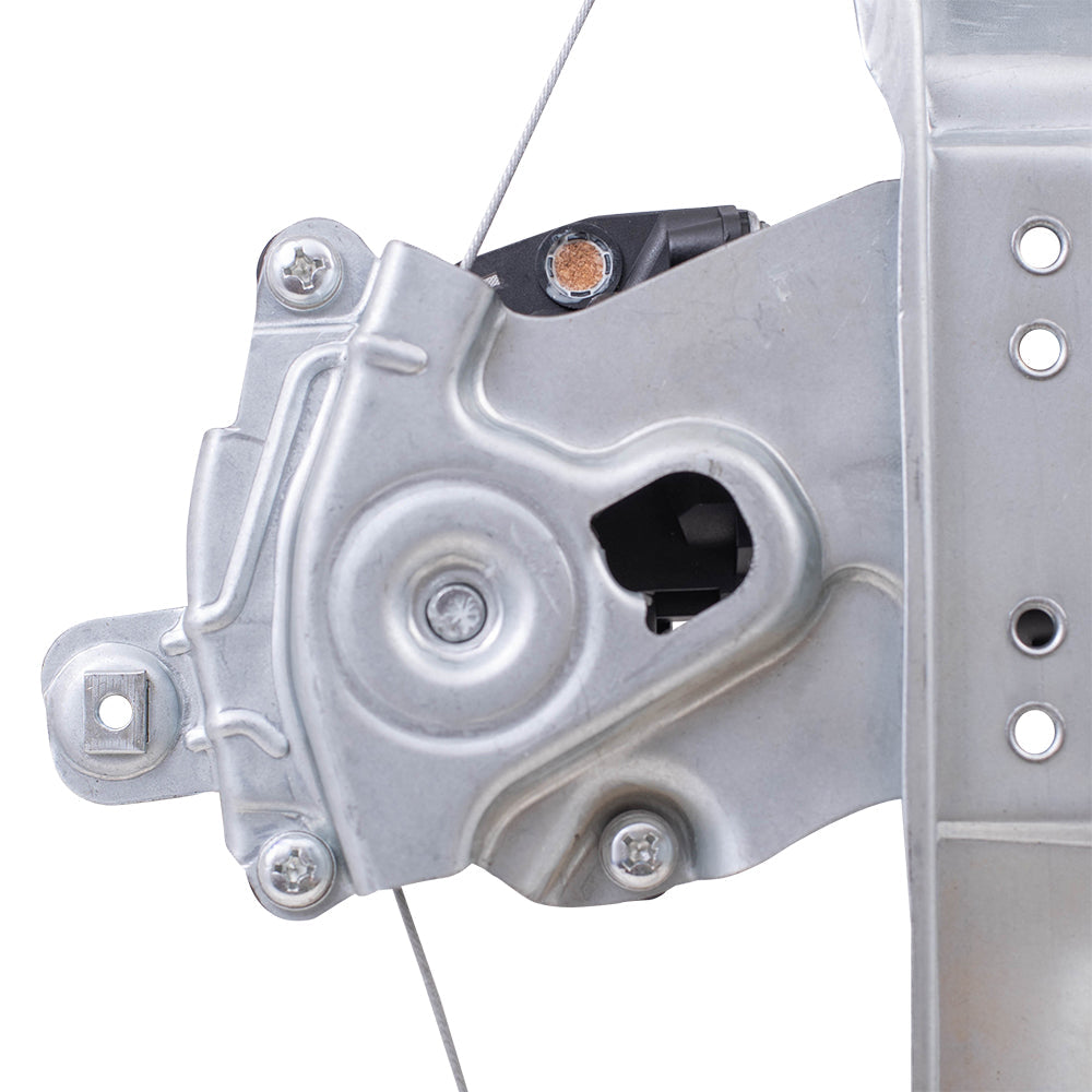 Rear Driver Left Power Window Regulator with Motor Compatible with 2012-2013 Buick Verano