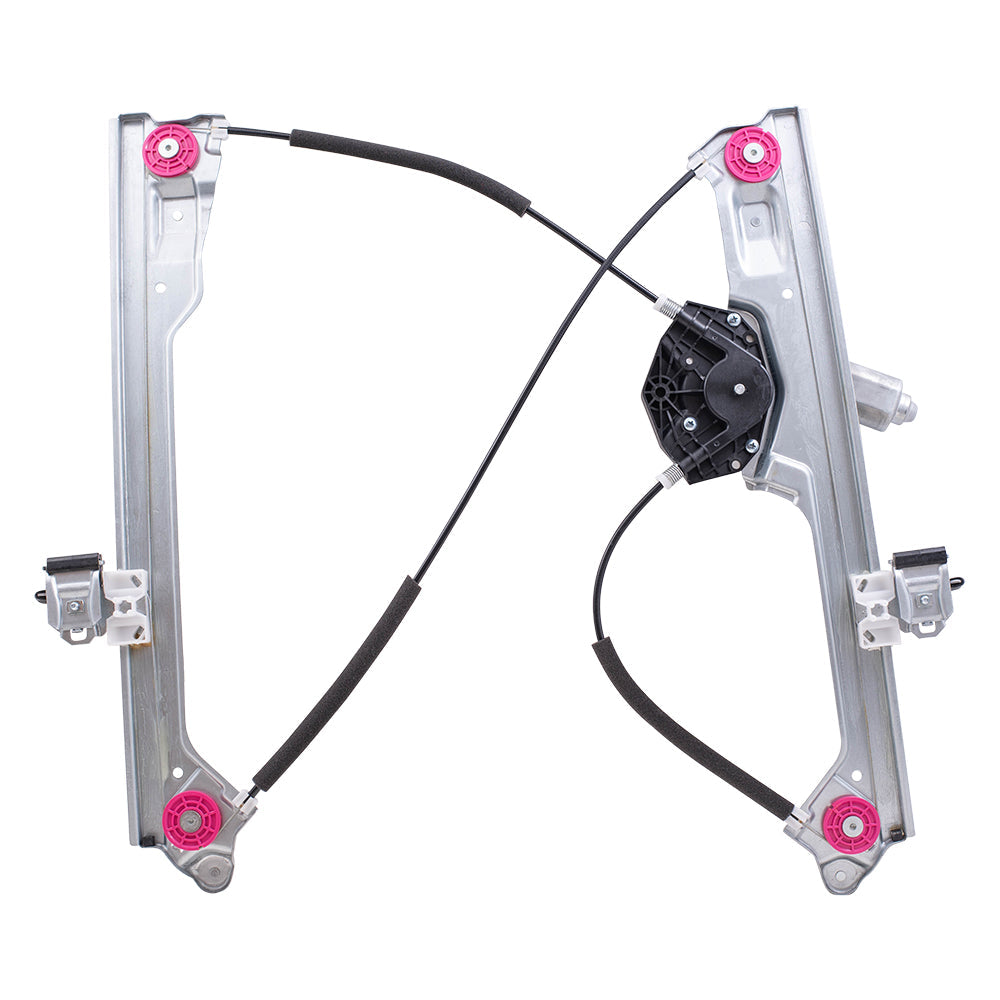 Front Passenger Side Power Window Regulator with Motor & 2 Pin Connector Compatible with 2014-2019 Silverado/Sierra and 2015-2019 Silverado 2500/3500 & Sierra 2500/3500