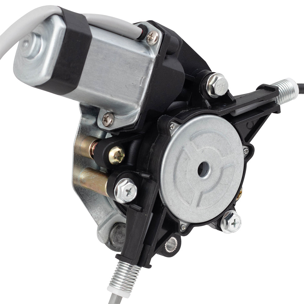 Driver Rear Power Window Regulator with Lift Motor Assembly Compatible with 2006-2013 Impala 19180071