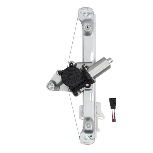 Rear Driver Side Power Window Regulator with Motor Compatible with 2005-2007 Malibu/ 2005-2007 Malibu Maxx/ 2008 Malibu Classic
