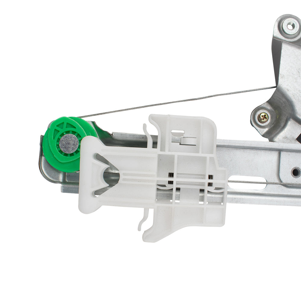 Rear Passenger Side Power Window Regulator with Motor Compatible with 2005-2007 Malibu/ 2005-2007 Malibu Maxx/ 2008 Malibu Classic