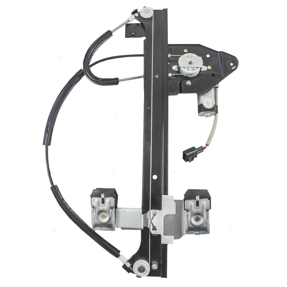 Passenger Rear Power Window Regulator with Lift Motor Assembly Compatible with 2002-2009 Envoy Trailblazer 15893783