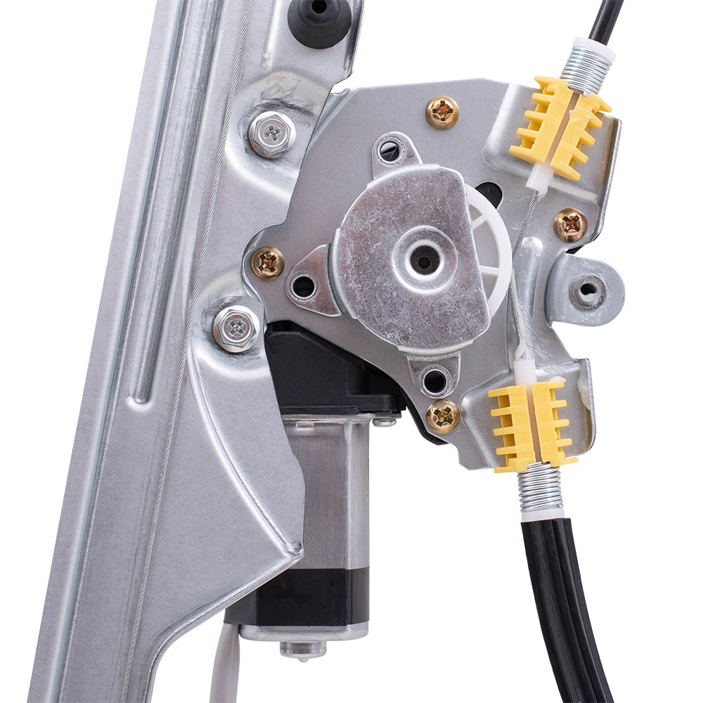 Set Front Power Window Regulators with Lift Motors Compatible with 1999-2007 Silverado Sierra Pickup Truck 19120846 19120847