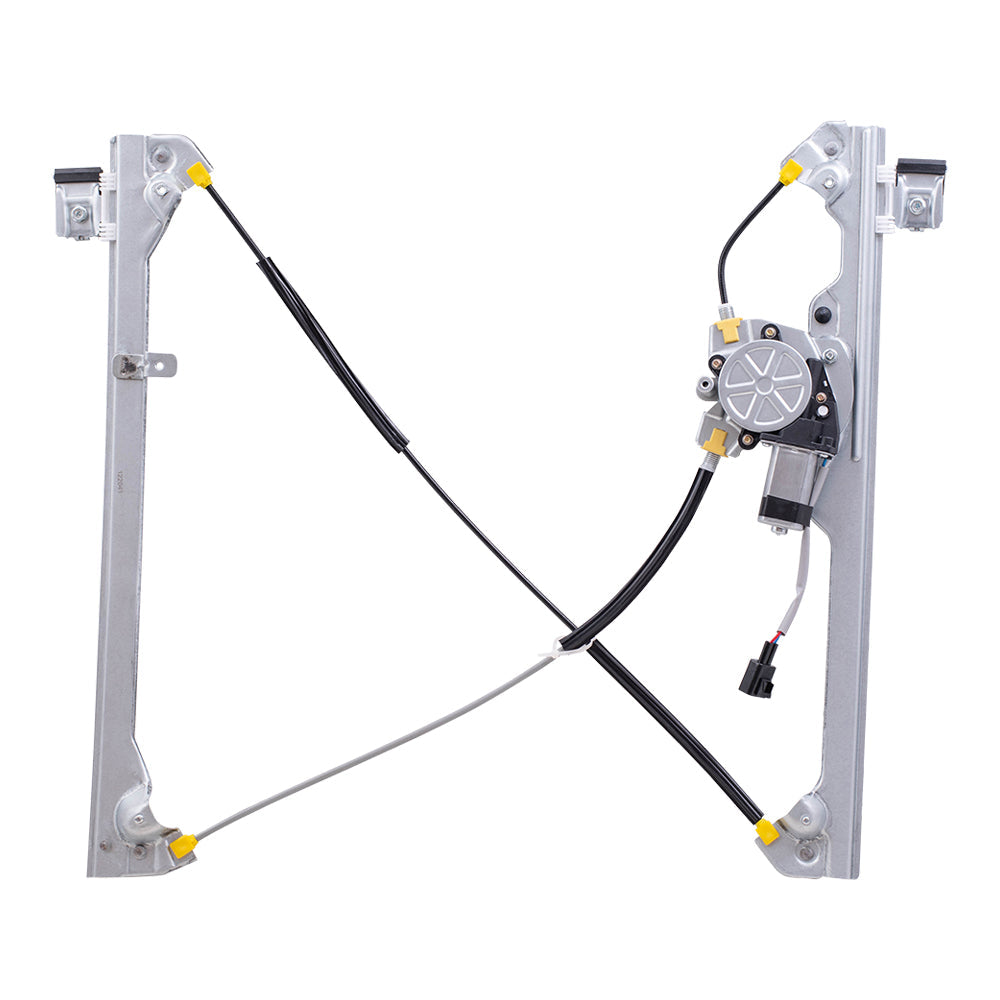 Driver Front Power Window Regulator and Lift Motor Assembly Compatible with 1999-2007 Silverado Sierra Pickup Truck 19120846