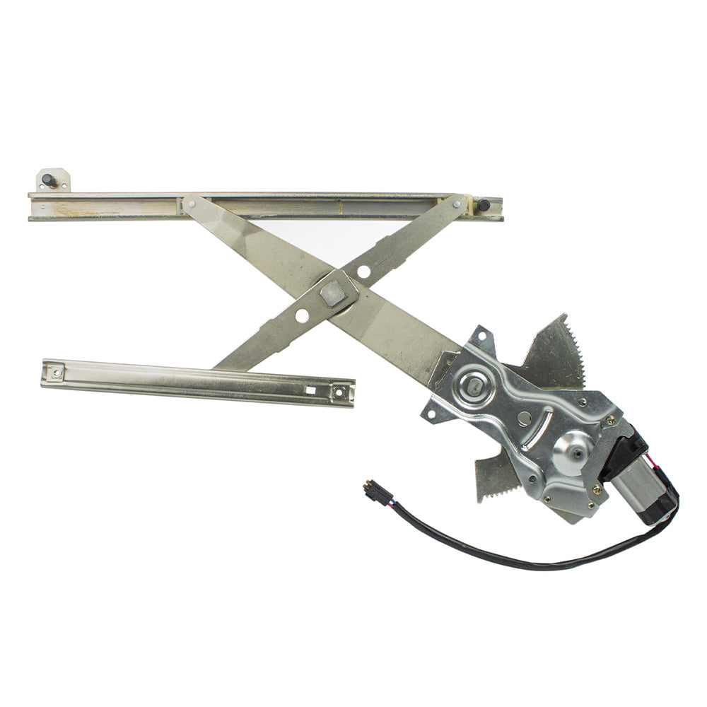 Driver Front Power Window Regulator with Lift Motor Assembly Compatible with 1992-1998 Skylark Achieva Grand Am Sedan 16621659