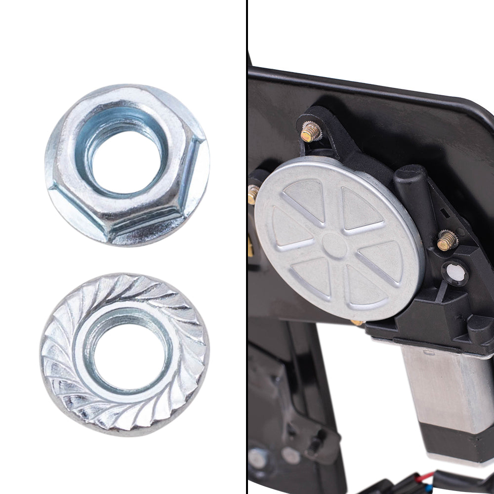 Front & Rear Power Window Regulators & Motors Compatible with 00-06 Chevy Silverado/ 03-06 Cadillac Escalade/ 01-06 GMC Sierra/ 00-06 GMC Yukon XL/ 01-06 Chevy Suburban