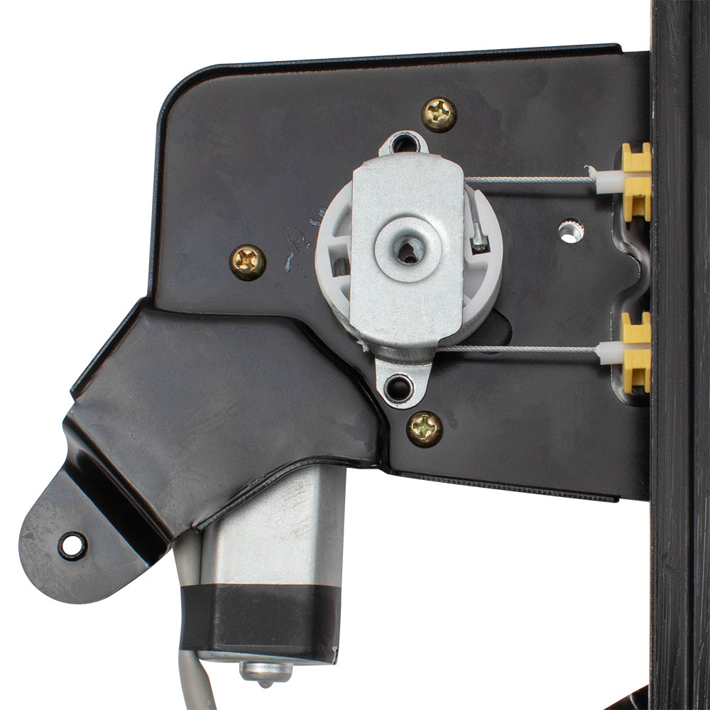Driver Rear Power Window Regulator and Lift Motor Assembly Compatible with 2001-2007 Silverado Sierra Pickup Truck 19301981