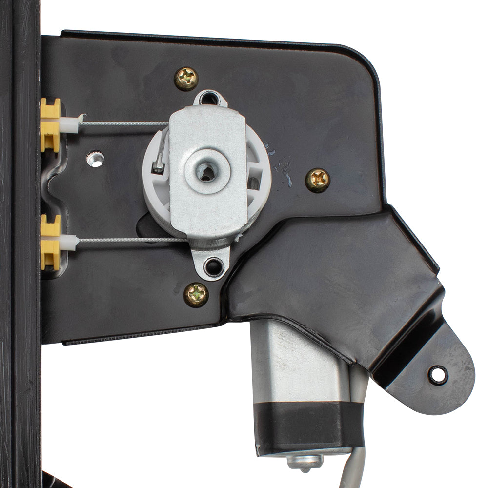 Passenger Rear Power Window Regulator and Lift Motor Assembly Compatible with 2001-2007 Silverado Sierra Pickup Truck 19301980