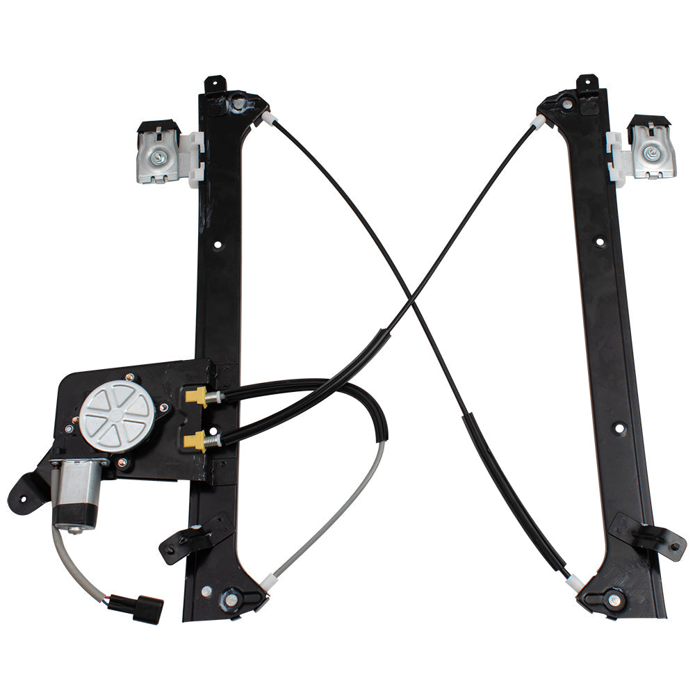 Passenger Rear Power Window Regulator and Lift Motor Assembly Compatible with 2001-2007 Silverado Sierra Pickup Truck 19301980