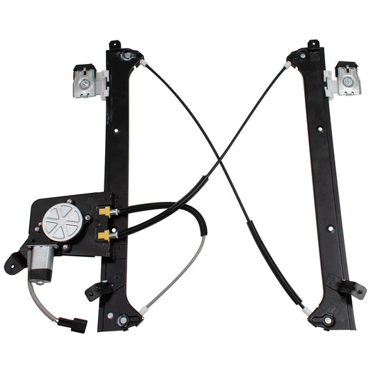 Passenger Rear Power Window Regulator and Lift Motor Assembly Compatible with 2001-2007 Silverado Sierra Pickup Truck 19301980