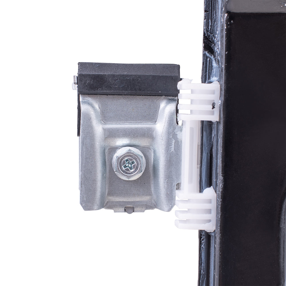 Driver Rear Power Window Regulator and Lift Motor Assembly Compatible with 2007-2014 Silverado Sierra Crew Cab Pickup Truck