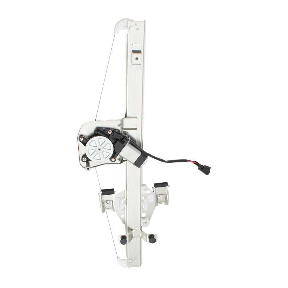 Set Rear Power Window Lift Regulators & Motor Compatible with 07-13 Silverado Sierra Extended Cab Pickup Truck 25885884 25885885