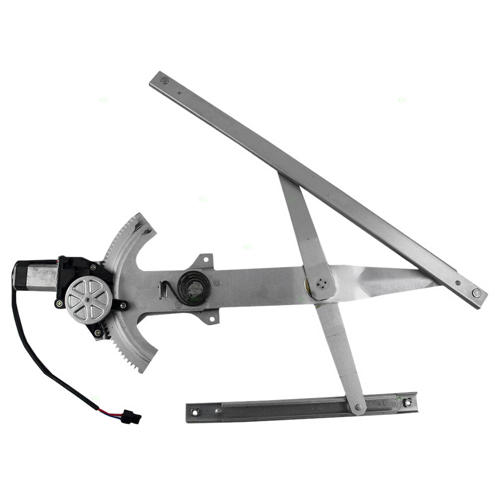 Driver Front Power Window Regulator with Lift Motor Assembly Compatible with 92-97 Skylark Achieva Grand Am Coupe 16636617