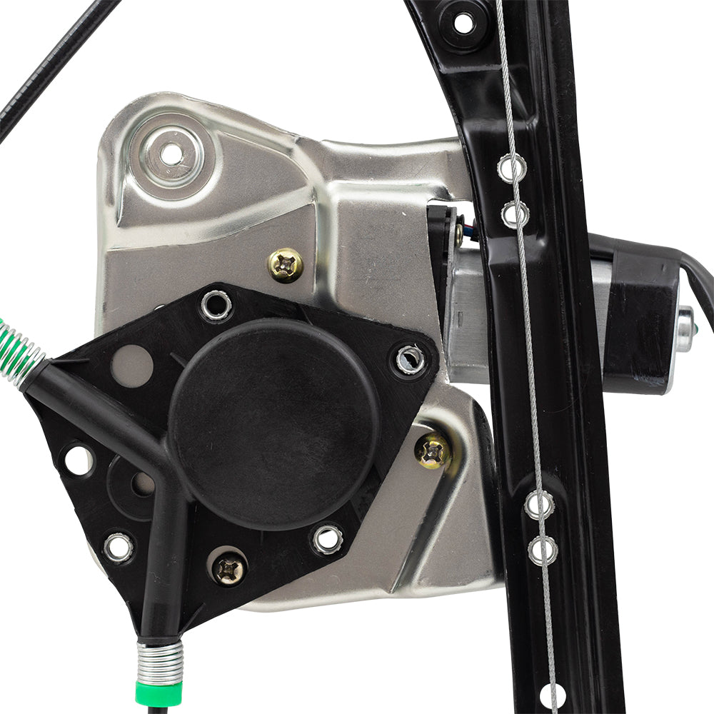 Set Front Power Window Regulators with Lift Motors Compatible with 99-05 Grand Am Sedan 22702137 22702138