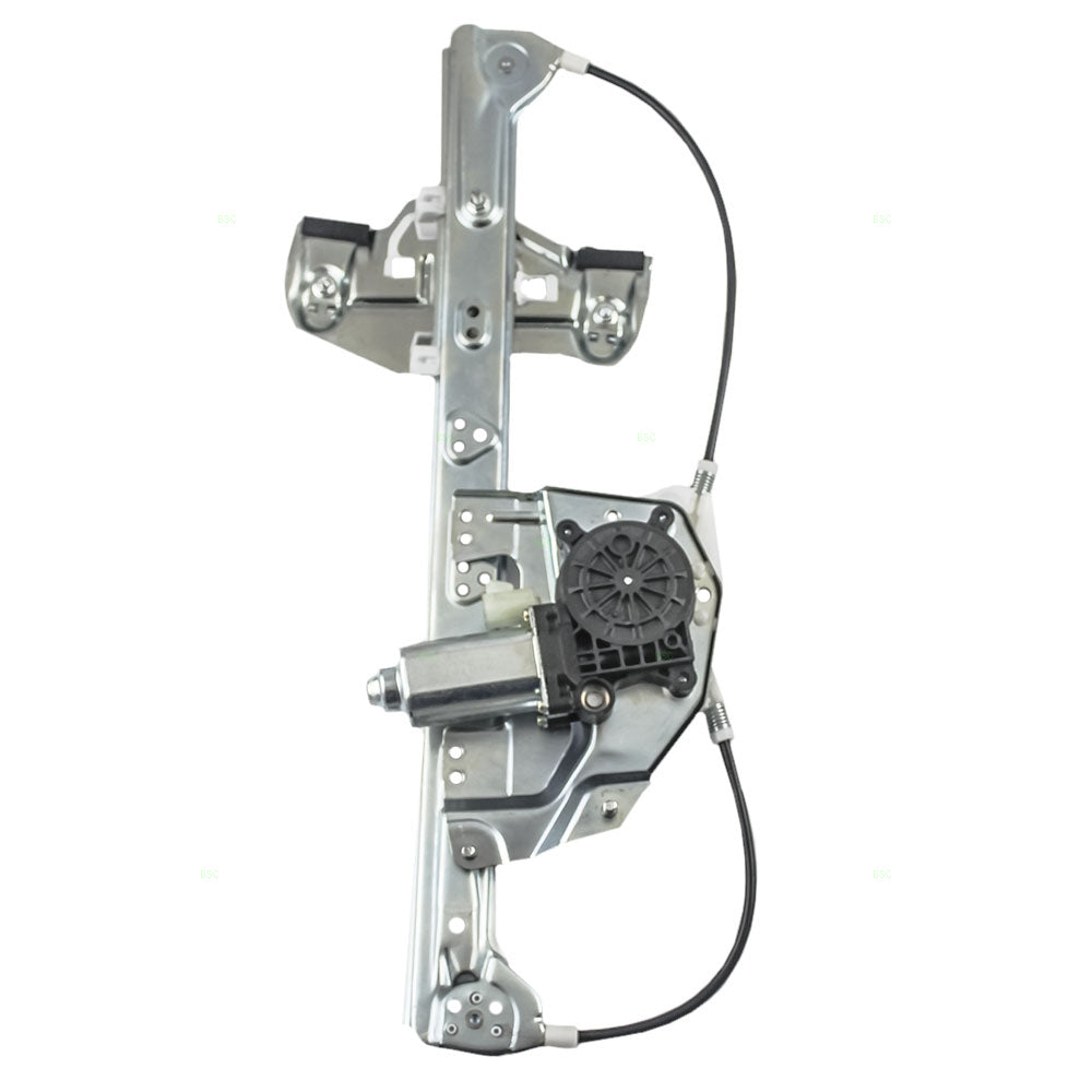 Driver Rear Power Window Regulator with Lift Motor Assembly Compatible with 2000-2005 DeVille 19244838