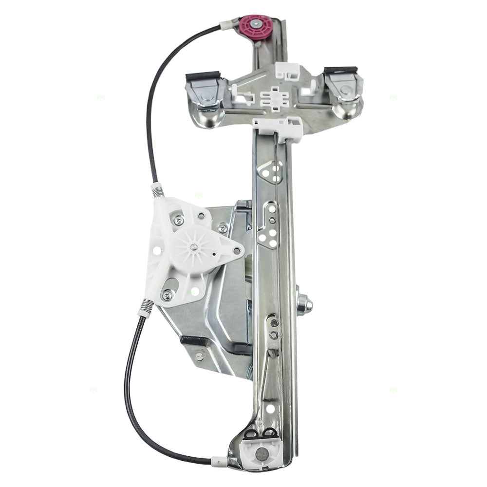Driver Rear Power Window Regulator with Lift Motor Assembly Compatible with 2000-2005 DeVille 19244838