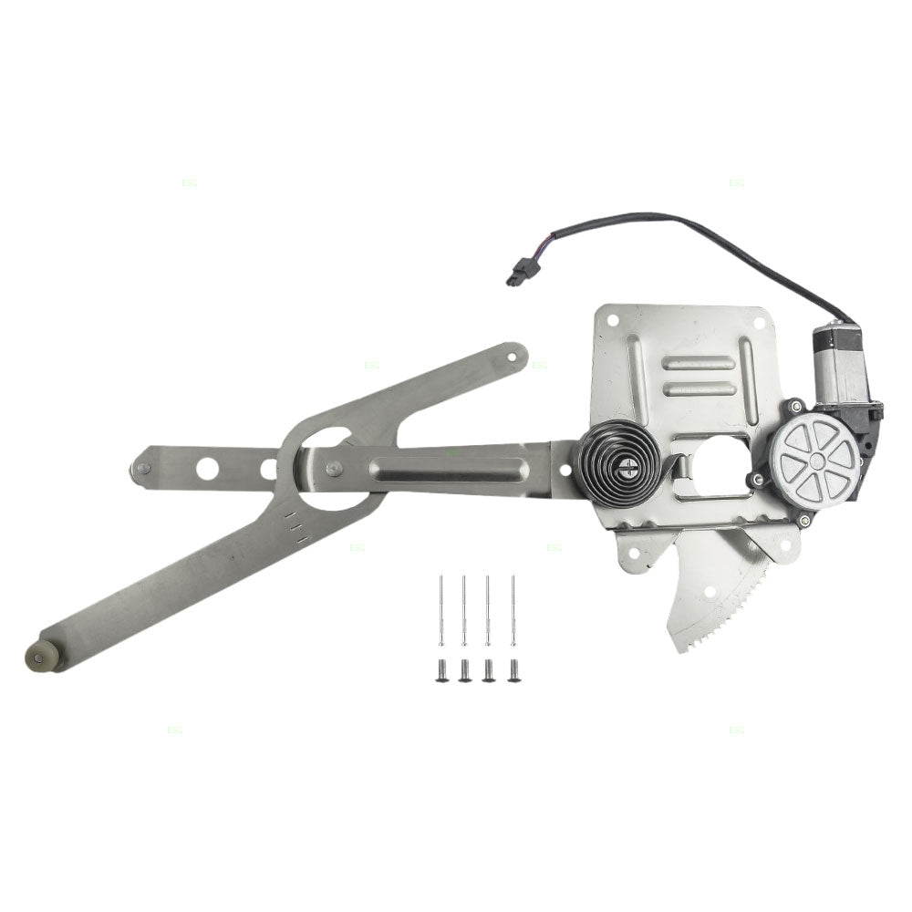 Passenger Front Power Window Regulator with Lift Motor Assembly Compatible with 94-04 S10 Pickup Sonoma Blazer Jimmy Bravada Hombre