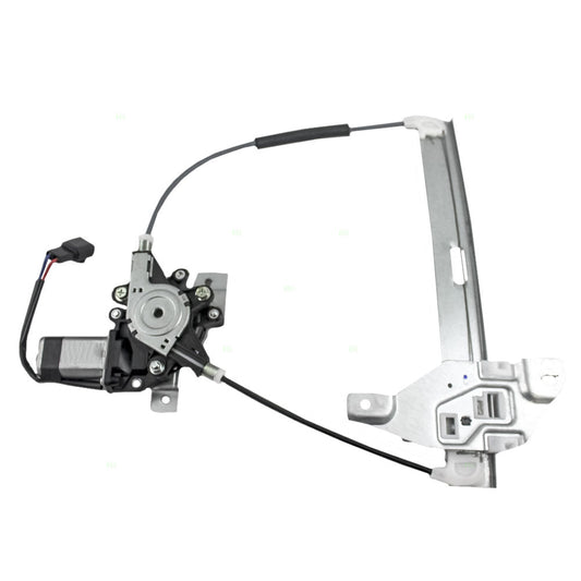 Driver Rear Power Window Regulator with Lift Motor Assembly Compatible with 2000-2005 Impala 10338857