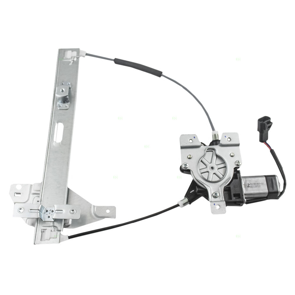 Driver Rear Power Window Regulator with Lift Motor Assembly Compatible with 2000-2005 Impala 10338857