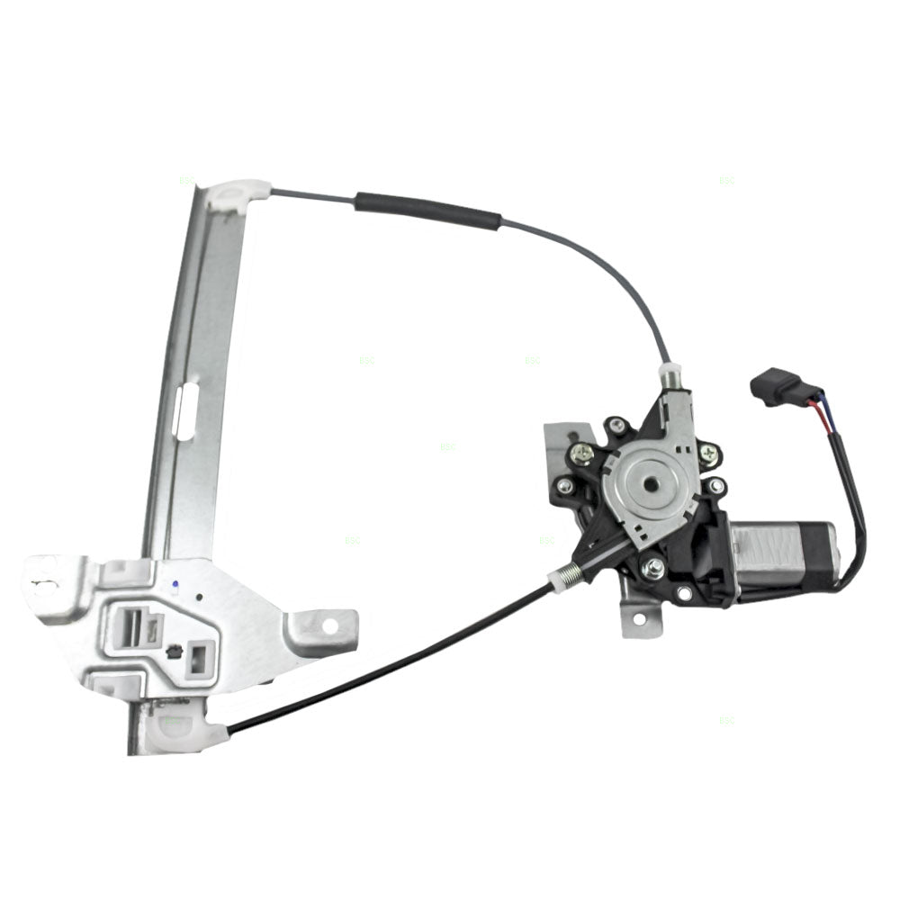 Passenger Rear Power Window Regulator with Lift Motor Assembly Compatible with 2000-2005 Impala 10338856