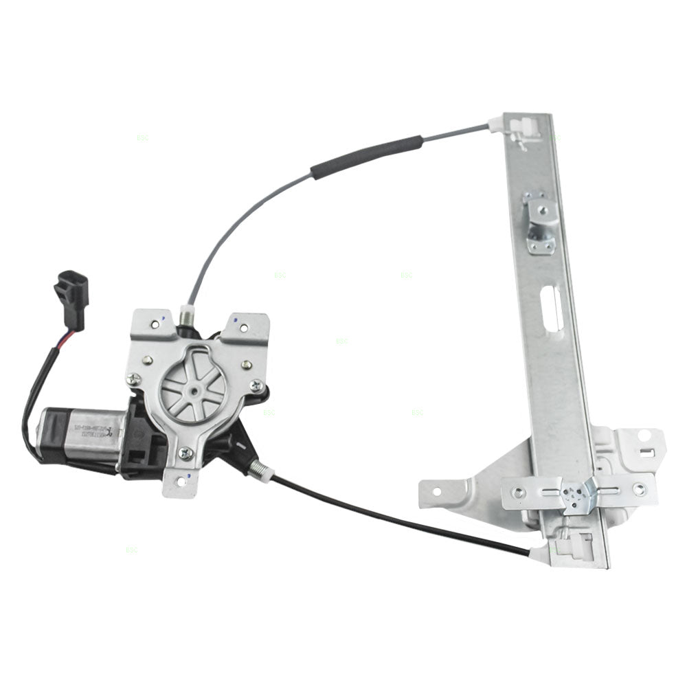 Passenger Rear Power Window Regulator with Lift Motor Assembly Compatible with 2000-2005 Impala 10338856