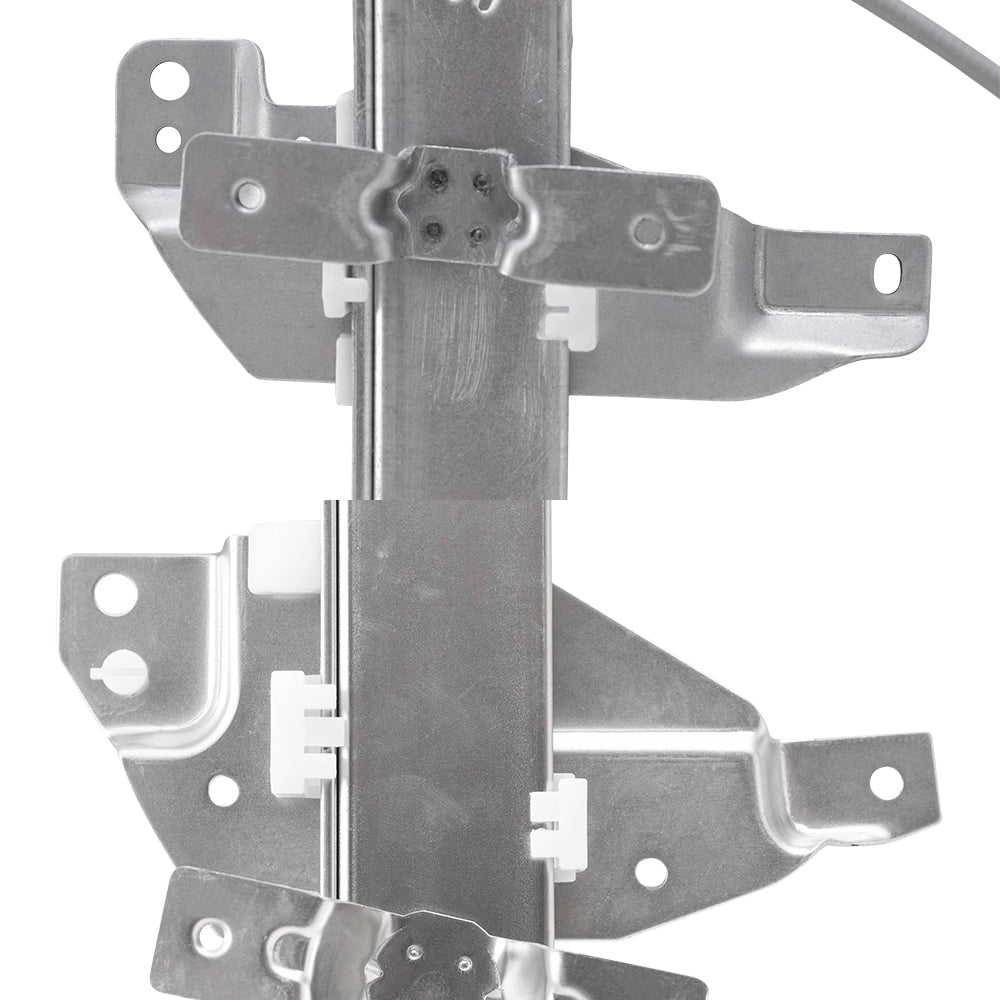 Front and Rear Power Window Regulators with Motor 4 Piece Set Compatible with 1997-2003 Grand Prix Sedan