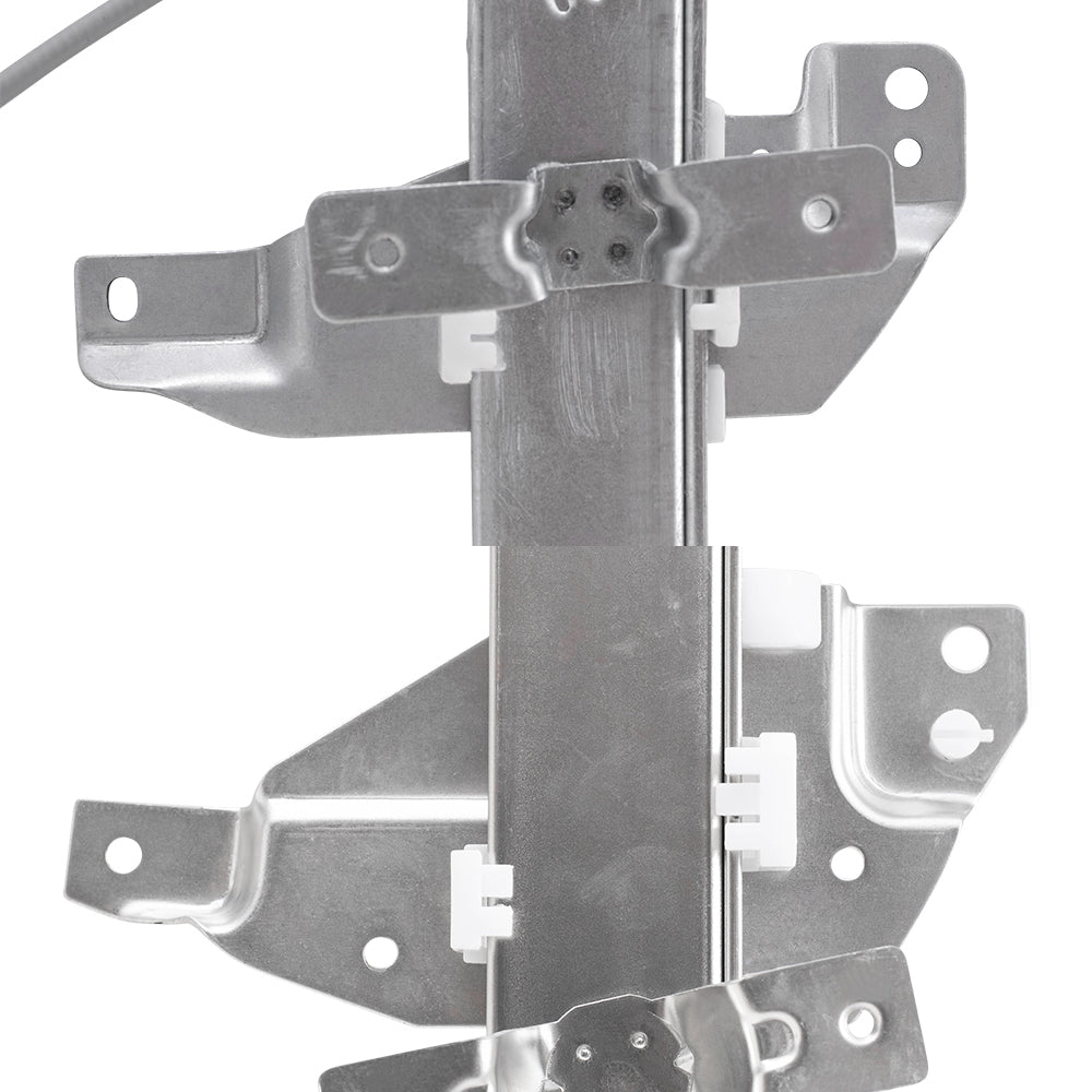 Front and Rear Passenger Side Power Window Regulators with Motor Compatible with 1997-2003 Grand Prix Sedan