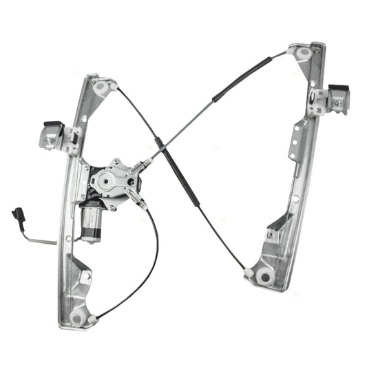 Driver Front Power Window Regulator with Lift Motor Assembly Compatible with 2004-2008 Grand Prix Sedan 15934641