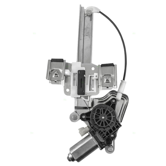 Passenger Rear Power Window Regulator with Lift Motor Assembly Compatible with 2001-2003 Aurora 25750516