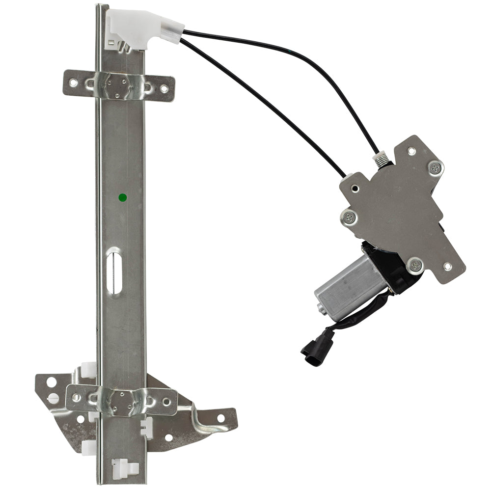 Driver Rear Power Window Regulator with Lift Motor Assembly Compatible with 98-02 Regal Century Intrigue 10334399