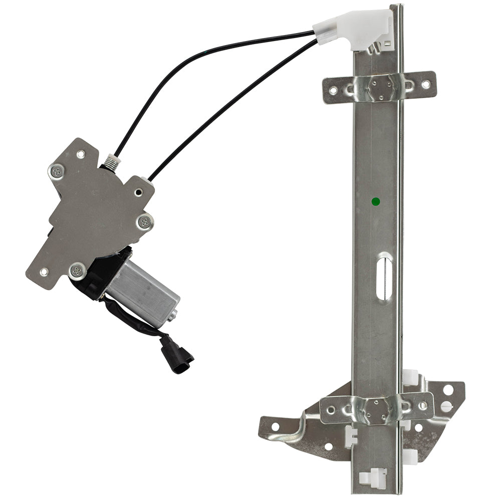 Passenger Rear Power Window Regulator with Lift Motor Assembly Compatible with 98-02 Regal Century Intrigue 10334398