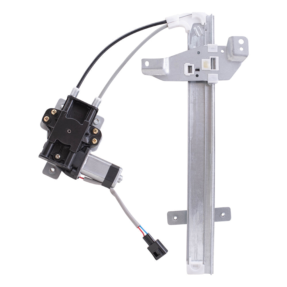 Driver Rear Power Window Regulator with Lift Motor Assembly Compatible with 1997-2003 Grand Prix Sedan 10321732