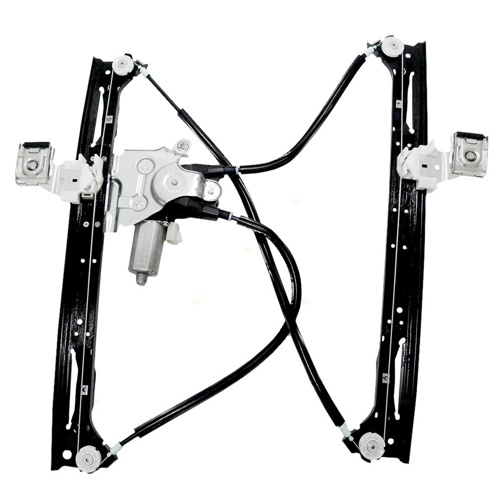 Driver Front Power Window Regulator with Lift Motor Assembly Compatible with 2002-2009 Envoy Trailblazer 88980703