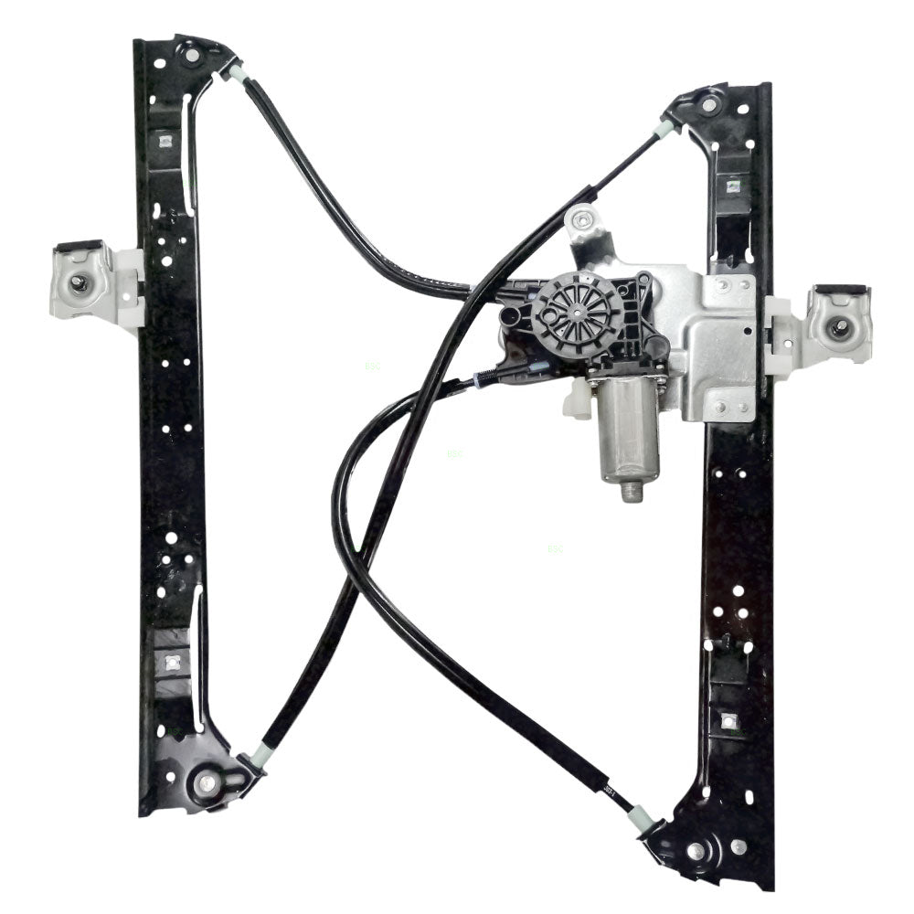 Driver Front Power Window Regulator with Lift Motor Assembly Compatible with 2002-2009 Envoy Trailblazer 88980703
