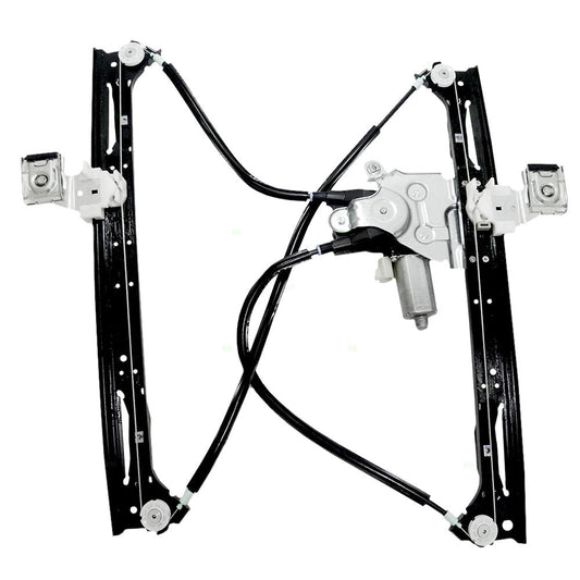 Passenger Front Power Window Regulator with Lift Motor Assembly Compatible with 2002-2009 Envoy Trailblazer 88980704
