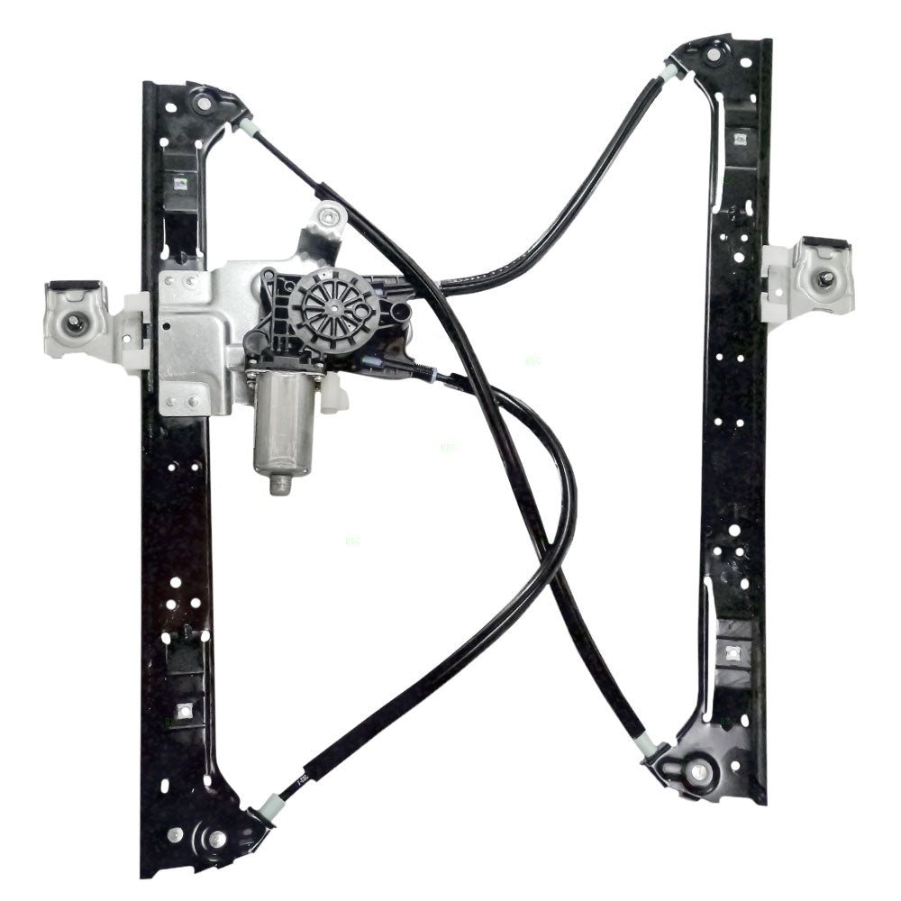 Passenger Front Power Window Regulator with Lift Motor Assembly Compatible with 2002-2009 Envoy Trailblazer 88980704