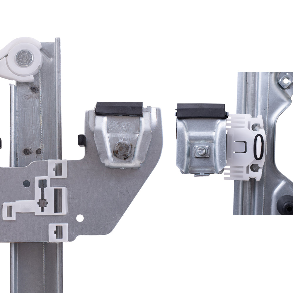 Driver and Passenger Side Front and Rear Power Window Regulators with Motor 4 Piece Set Compatible with 2007-2014 Tahoe 07-14 Yukon & Yukon Denali 07-08 Escalade