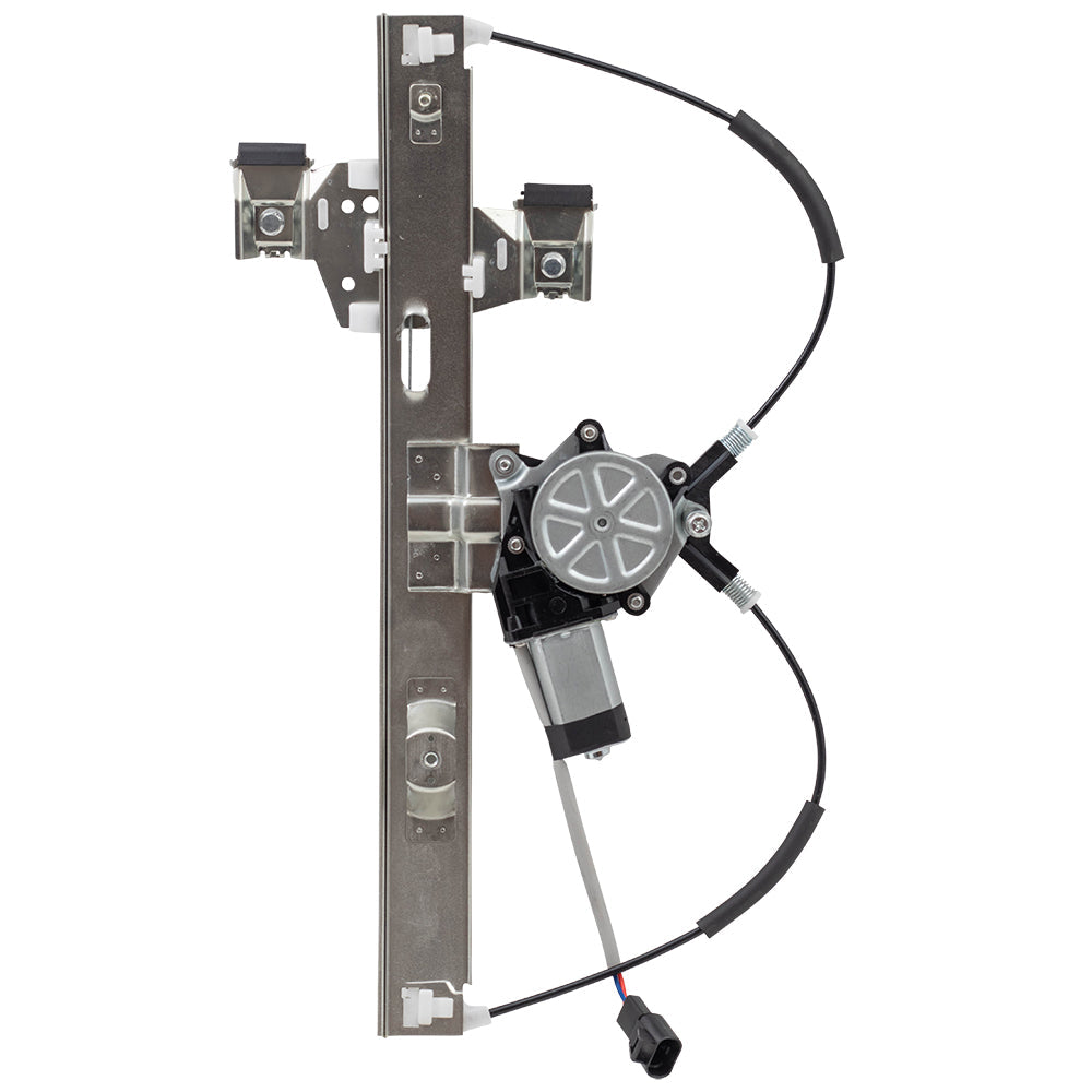 Driver Rear Power Window Regulator with Lift Motor Assembly Compatible with 2004-2008 Grand Prix 15869655