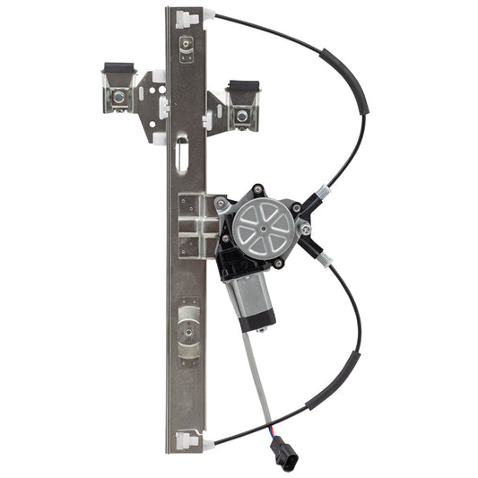 Driver Rear Power Window Regulator with Lift Motor Assembly Compatible with 2004-2008 Grand Prix 15869655